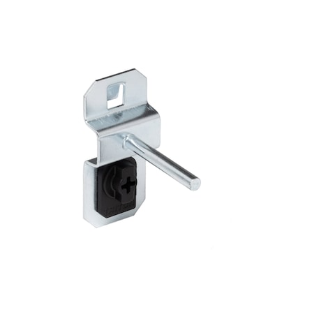 1-1/2 In. Single Rod (Straight) Steel Pegboard Hook for LocBoard, PK5
