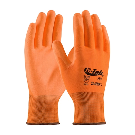 Knit Gloves, Cut Level 1 ,Polyurethane ,Flat ,M 12 PK