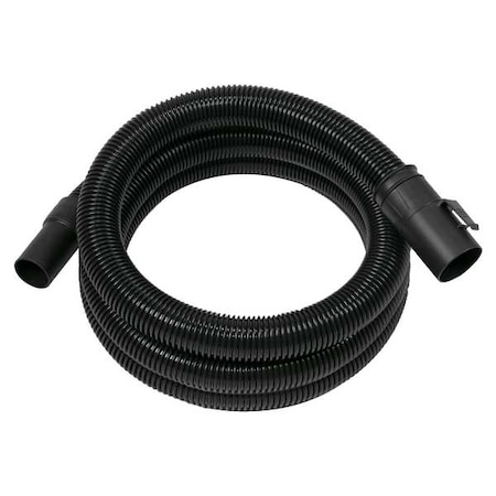 Vacuum Hose,12 ft L,Black,Plastic
