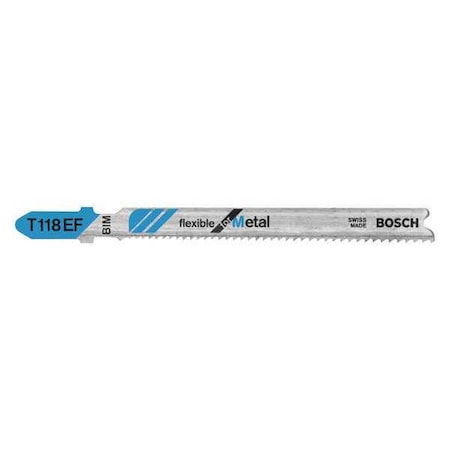 Jigsaw Blade,T-Shank,3-1/2 In. L,PK5