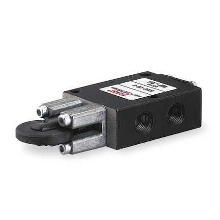 Manual Air Control Valve,4-Way,1/8in NPT