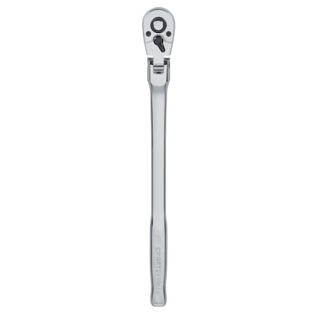 3/8-in Drive 72 Geared Teeth Ratchets, 3/8" DR 72T Long Handle Flex, Full polish