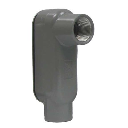 Conduit Outlet Body w/Cover,Aluminum,LB