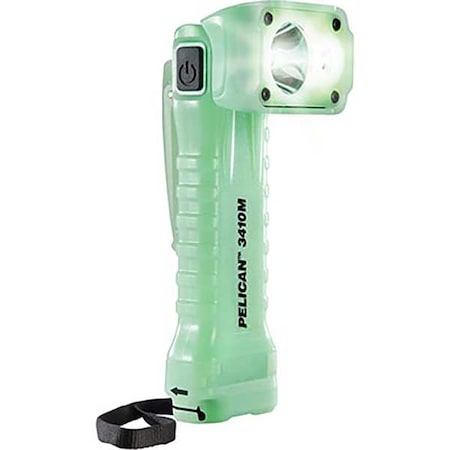 Right Angle Flshlght, PolyCarb, Glow, 653lm