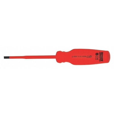 Insulated Slotted Screwdriver 7/32 in Round