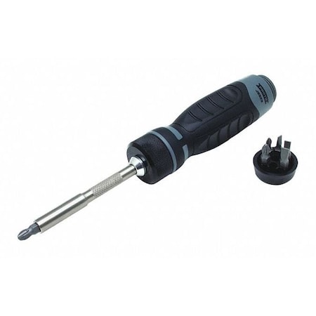 Phillips, Slotted Bit 10 in, Drive Size: 1/4 in , Num. of pieces:7