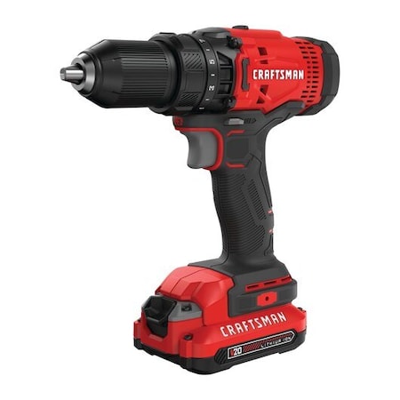 Drill/Driver Kit, 1/2 in, 20V DC