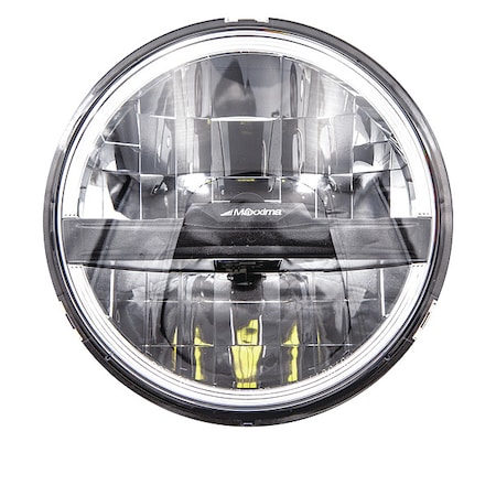 Headlight,890 lm/390 lm,Round,3-1/2" W