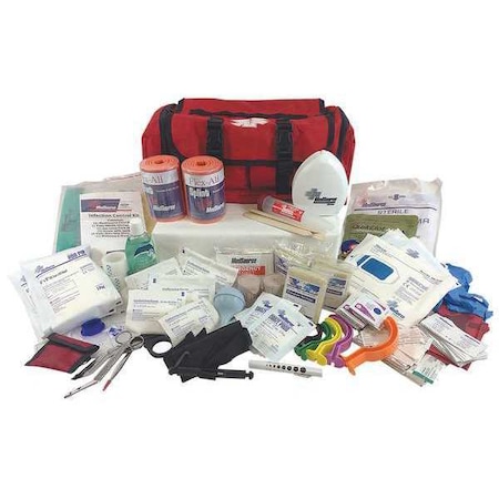 First Responder Kit, Nylon Bag, 29 Components, 6 People Served