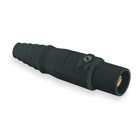 Connector,Double Set,Blk,Taper Nose,Male
