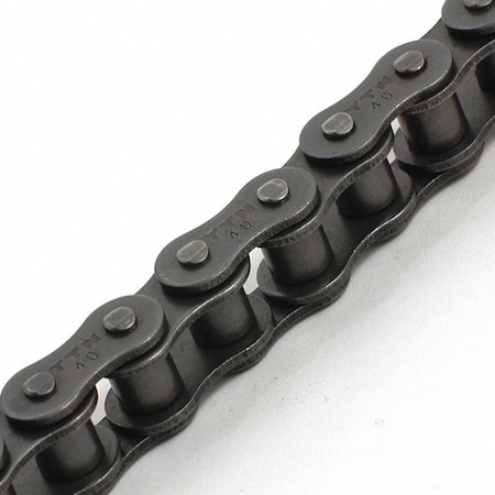 Roller Chain,Single Strand, Riveted,10ft