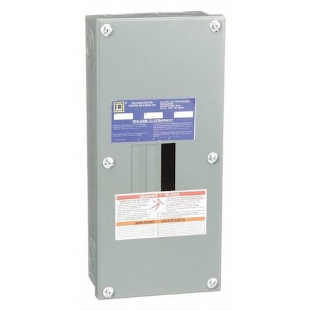 Load Center, 3 Spaces, 60A Amps, 120/240V AC