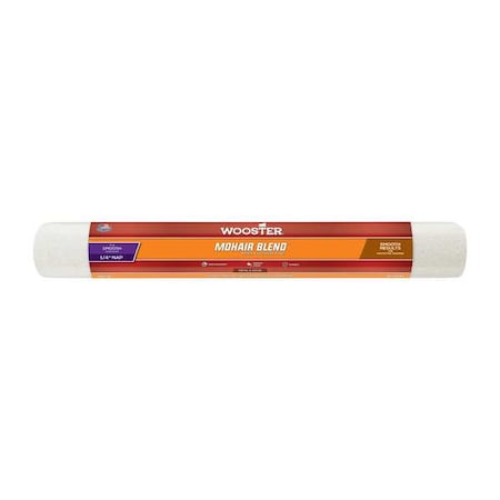 18" Paint Roller Cover, 1/4" Nap, Mohair/Polyester