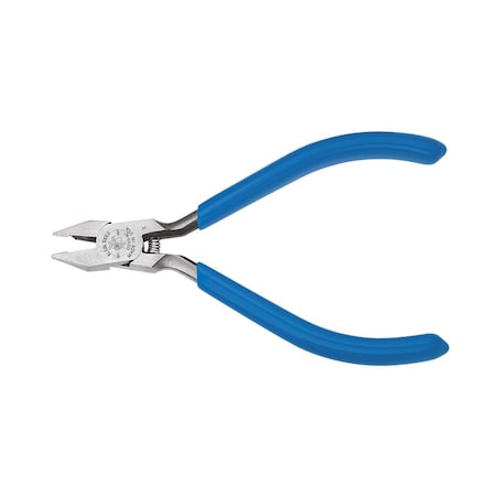 4 1/4 in Diagonal Cutting Plier Semiflush Cut Pointed Nose Uninsulated