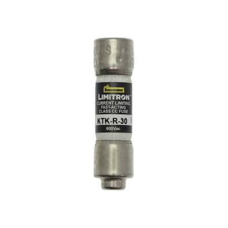 CC Class, Fast-Acting, 30A, 600V AC, Non-Indicating