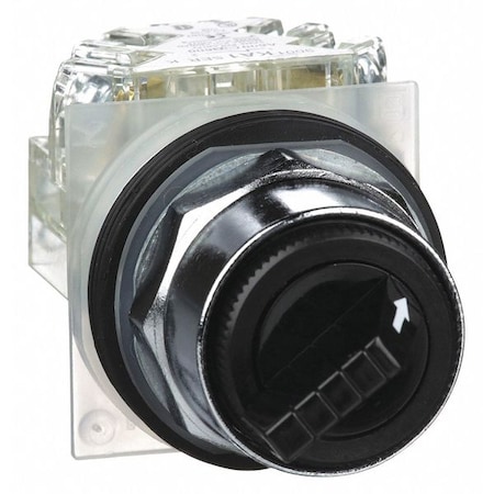 Non-Illum Selectr Swtch,22mm,2 Pos,Keyd