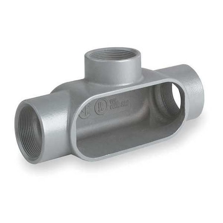 Conduit Outlet Body,Iron,T,3/4 In.