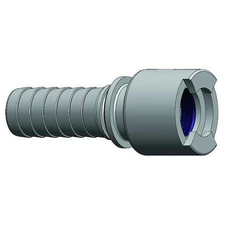 Female to Bowes Coupler,Barb,1/2,Steel
