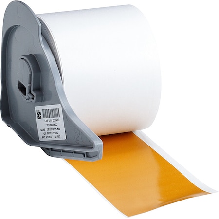 ContinuousLabelStock,Ochre,Gloss,2inW