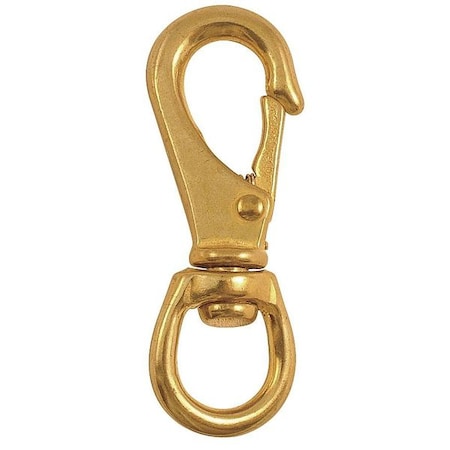 Eyelet Spring Snap,L 4 3/8 In