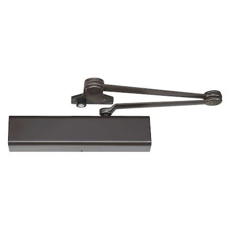 Manual, Hydraulic, Norton 210, Door Closer, Heavy Duty Interior and Exterior, Dark Bronze