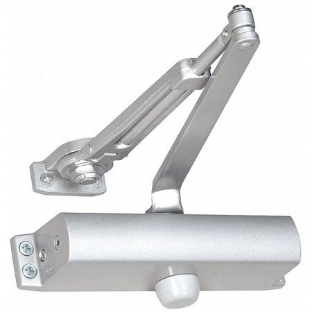 Manual, Hydraulic, Norton 160, Door Closer, Heavy Duty Interior and Exterior, Gray