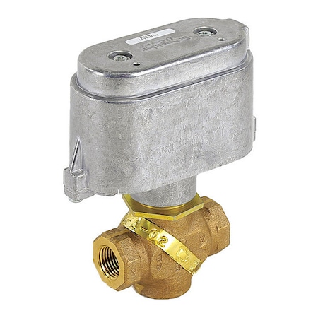 Valve,1/2",Normally Open,1.3 gpm,Bronze