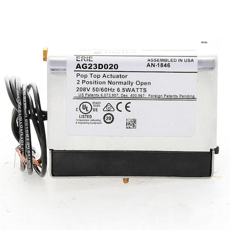 Electric Actuator,208V,Normally Open