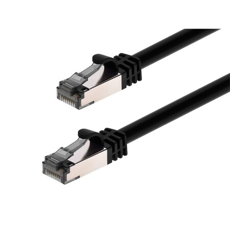 Voice and Data Patch Cord,Black,30 ft L