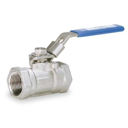 2" FNPT Stainless Steel Fire Safe Ball Valve Inline