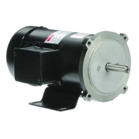 DC Motor,PM,TEFC,1 HP,1750 rpm,90VDC