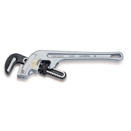 14" Aluminum End Pipe Wrench, 2" Pipe Capacity