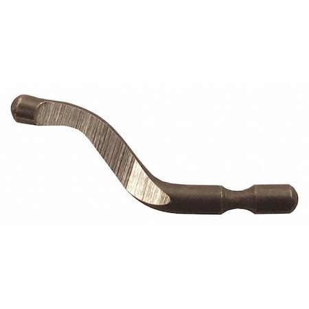 Deburring Replacement Blade, B 10, High Speed Steel, Straight and Hole Edges, 0.09 in Dia.