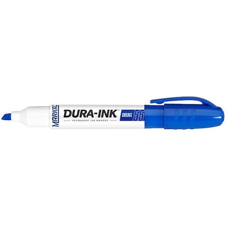 Permanent Marker, Chisel Tip, Blue
