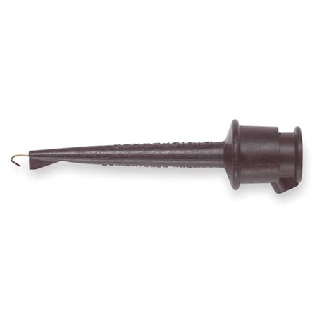 Test Clip, 300VDC, 5A, Black, PK10