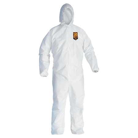 Breathable Hooded Coveralls,Fabric,6XL