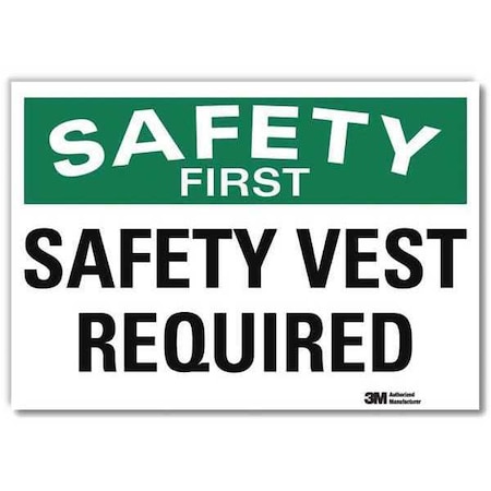 Safety Decal,Reflctv Vinyl,10inHx14inW, U7-1247-RD_14X10