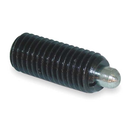 Plunger, Spring, Steel, Zinc, 1/2-13, PK5