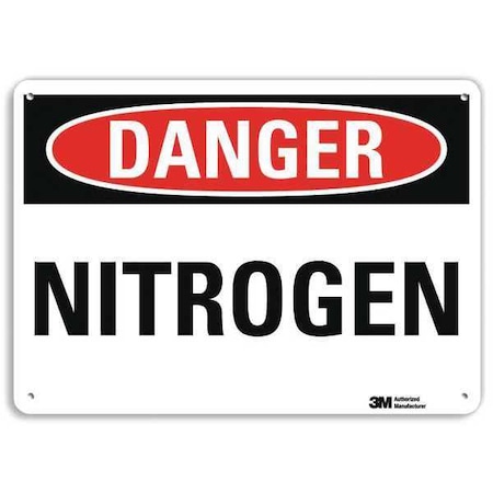 Danger Sign,4 Hole Mount,10in W x 7in H, U3-1811-RA_10X7