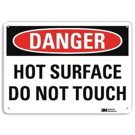 Danger Sign,4 Hole Mount,10in W x 7in H, U3-1660-RA_10X7