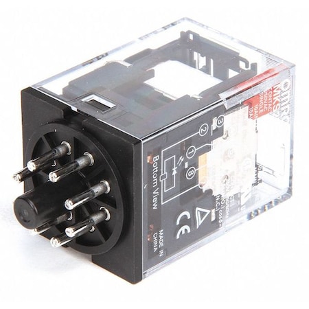 Plug-In, General Purpose Relay, Octal, 10 A, 8 Pins, Plug-in