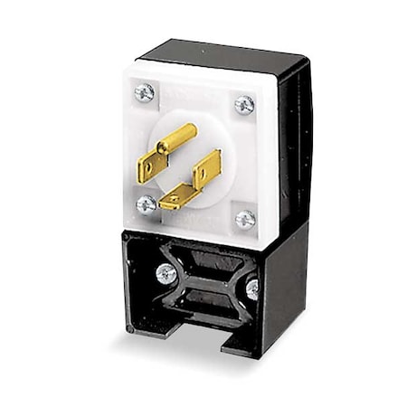 Straight Blade Plug, 14-20P, 20 A, 125/250V AC, 3 Pole, Screw Terminals, Grounded