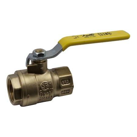 Manual 2-Way Ball Valve,NPT,Brass