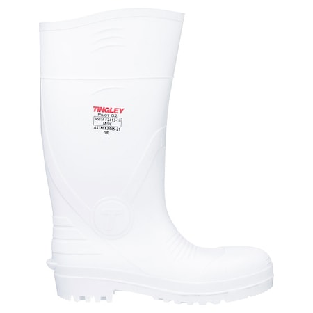 Men's Pilot G2 Tall Rubber Boots, Composite Toe, White, M6/W8