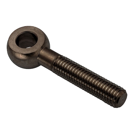 Fixed Rod End, Steel, Black Oxide, M16-2.00 Thrd Sz, 38 mm Thrd Lg