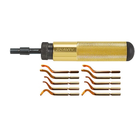 Deburring Tool Set,Yellow