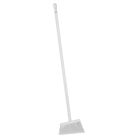 11 3/8 in Sweep Face Angle Broom, Soft, White