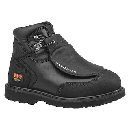 Men's 6-Inch Work Boot, 12 W, Black, 40000