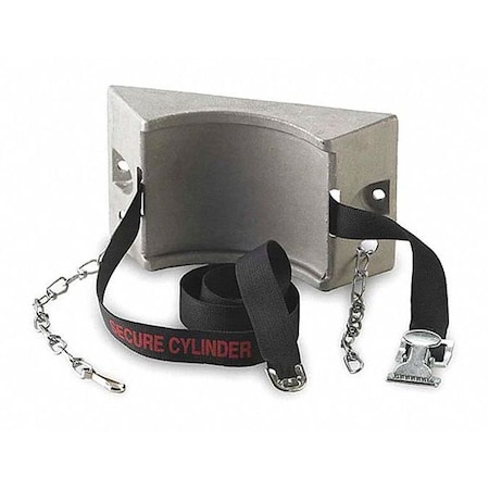Gas Cylinder Wall Bracket,4-5/8" H