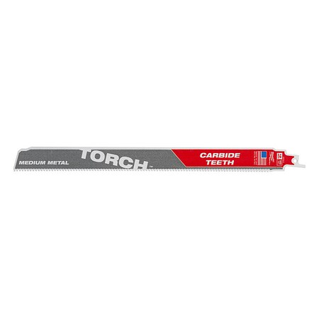 12 in x 10 TPI Reciprocating Saw Blade, 3 PK